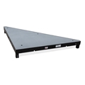 Biljax ST8100 4' 45-Degree Triangle Steel Frame Stage Deck Platform, Gray Stained Plywood
