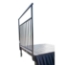Biljax ST8100 4'W Vertical Rail Guard Rail, Square Corner, Open Top - BJX-0106-458-4