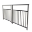 Biljax ST8100 4'W Vertical Rail Guard Rail, Square Corner, Open Top - BJX-0106-458-4