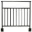 Biljax ST8100 4'W Vertical Rail Guard Rail, Square Corner, Open Top - BJX-0106-458-4