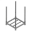 Biljax Stage Storage Rack (44"x44") - BJX-0110-274GY
