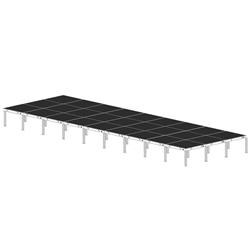 Biljax AS2100 12x36 Portable Stage Kit (27 - 4x4 Decks) 12x36, 36 x 12, 36x12, 12 x 36, fast, pro, elite, 432 square feet stage