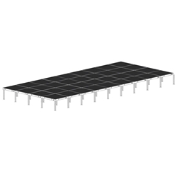 Biljax AS2100 16x36 Portable Stage Kit (36 - 4x4 Decks) 16x36, 36x 16, 36x16, 16 x 36, fast, pro, elite, 576 square feet stage