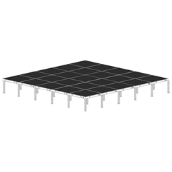 Biljax AS2100 20x20 Portable Stage Kit (25 - 4x4 Decks) 20x20, 20 x 20, fast, pro, elite, 400 square feet stage