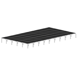 Biljax AS2100 20x36 Portable Stage Kit (45 - 4x4 Decks) 20x36, 36x20, 20 x 36, 36 x 20, fast, pro, elite, 720 square feet stage
