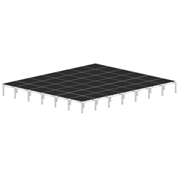 Biljax AS2100 24x28 Portable Stage Kit (42 - 4x4 Decks) 24x28, 24 x 28, 28x24, 28 x 24, fast, pro, elite, 672 square feet stage