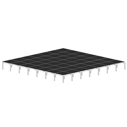 Biljax AS2100 28x28 Portable Stage Kit (49 - 4x4 Decks) 28x28, 28 x 28, fast, pro, elite, 784 square feet stage