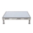 Biljax AS2100 4'x4' Portable Stage Unit, Gray Stained Plywood - BJX-AS44GSP-4X4