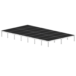 Biljax AS2100 16x28 Portable Stage Kit (14 - 4x8 Decks) 16x28, 16 x 28, 28 x 16, 28x16, fast, pro, elite, 448 square feet stage
