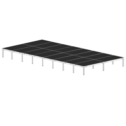 Biljax AS2100 16x32 Portable Stage Kit (16 - 4x8 Decks) 16x32, 16 x 32, 32 x 16, 32x16, fast, pro, elite, 512 square feet stage