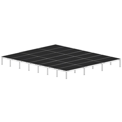 Biljax AS2100 24x28 Portable Stage Kit (21 - 4x8 Decks) 24x28, 24 x 28, 28x24, 28 x 24, fast, pro, elite, 672 square feet stage
