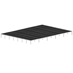Biljax AS2100 28x40 Portable Stage Kit (35 - 4x8 Decks) 28x40, 28 x 40, 40x28, 40 x 28, fast, pro, elite, 1120 square feet stage