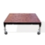 Biljax ST8100 4'x4' Mobile Stage Unit, Pecan Faux Hardwood