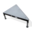Biljax ST8100 4' Right Triangle Portable Stage Unit, Gray Stained Plywood - BJX-ST4T-GSP
