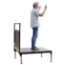 Biljax ST8100 4'W Vertical Rail Guard Rail, Square Corner, Open Top - BJX-0106-458-4