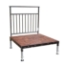 Biljax ST8100 4'W Vertical Rail Guard Rail, Square Corner, Open Top - BJX-0106-458-4