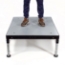 Biljax ST8100 3'x4' Portable Stage Unit, Gray Stained Plywood - BJX-ST-3X4-GSP
