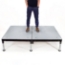 Biljax ST8100 4'x6' Portable Stage Unit, Gray Stained Plywood - BJX-ST-4X6-GSP