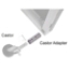Biljax AS2100 Caster Adapter (required for caster use) - BJX-0105-01-106