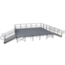 Biljax ST8100 4'W Horizontal Rail Guard Rail - BJX-0106-214-4