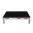 Biljax AS2100 4'x4' Portable Stage Kit, Black Poly (1 - 4'x4' Deck) - BJX-AS44-4X4