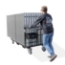Biljax AS2100 16'x16' Portable Stage &amp; Storage Cart Package (4'x8' Premium Decks - Velcro Installed) - BJX-0105-100-02