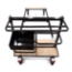Biljax AS2100 16'x16' Portable Stage &amp; Storage Cart Package (4'x8' Premium Decks - Velcro Installed) - BJX-0105-100-02