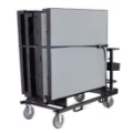 Biljax ST8100 8'x16' Portable Stage & Storage Cart Package (4'x4' Decks)