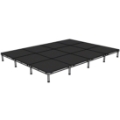 Biljax AS2100 12'x16' Portable Stage System (12 - 4'x4' Decks)