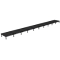 Biljax AS2100 4'x40' Portable Stage Kit (10 - 4'x4' Decks)