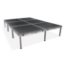 Biljax AS2100 8'x12' Fixed-Height Portable Stage Kit (6 - 4'x4' Decks) - BJX-AS44F-8X12