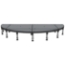 Biljax ST8100 11.3' Half-Circle Portable Stage Kit - BJX-ST-11RHalf