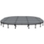 Biljax ST8100 15.3' Rounded Square Portable Stage Kit - BJX-ST-15R