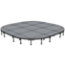 Biljax ST8100 15.3' Rounded Square Portable Stage Kit - BJX-ST-15R