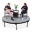 Biljax ST8100 8' Round Portable Stage Kit - BJX-ST-8R