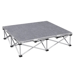 IntelliStage Lightweight 3x3 Portable Stage Unit portable staging, lightweight, stage unit, 3x3, 3 x 3, stage package