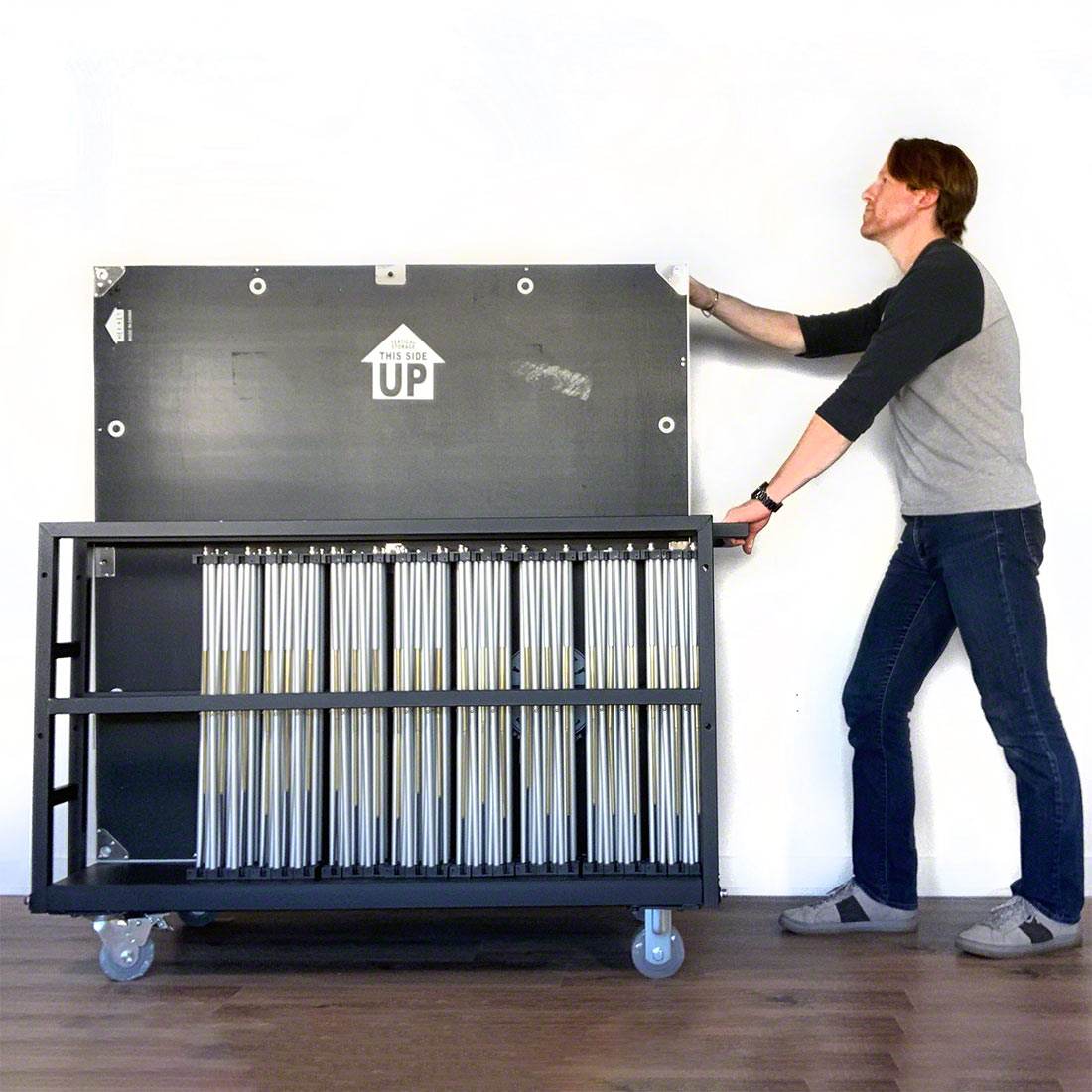 IntelliStage ISCART Stage Platform/Riser Storage Trolley | StageDrop