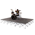IntelliStage Lightweight 12'x8' Drum Riser System, Carpet