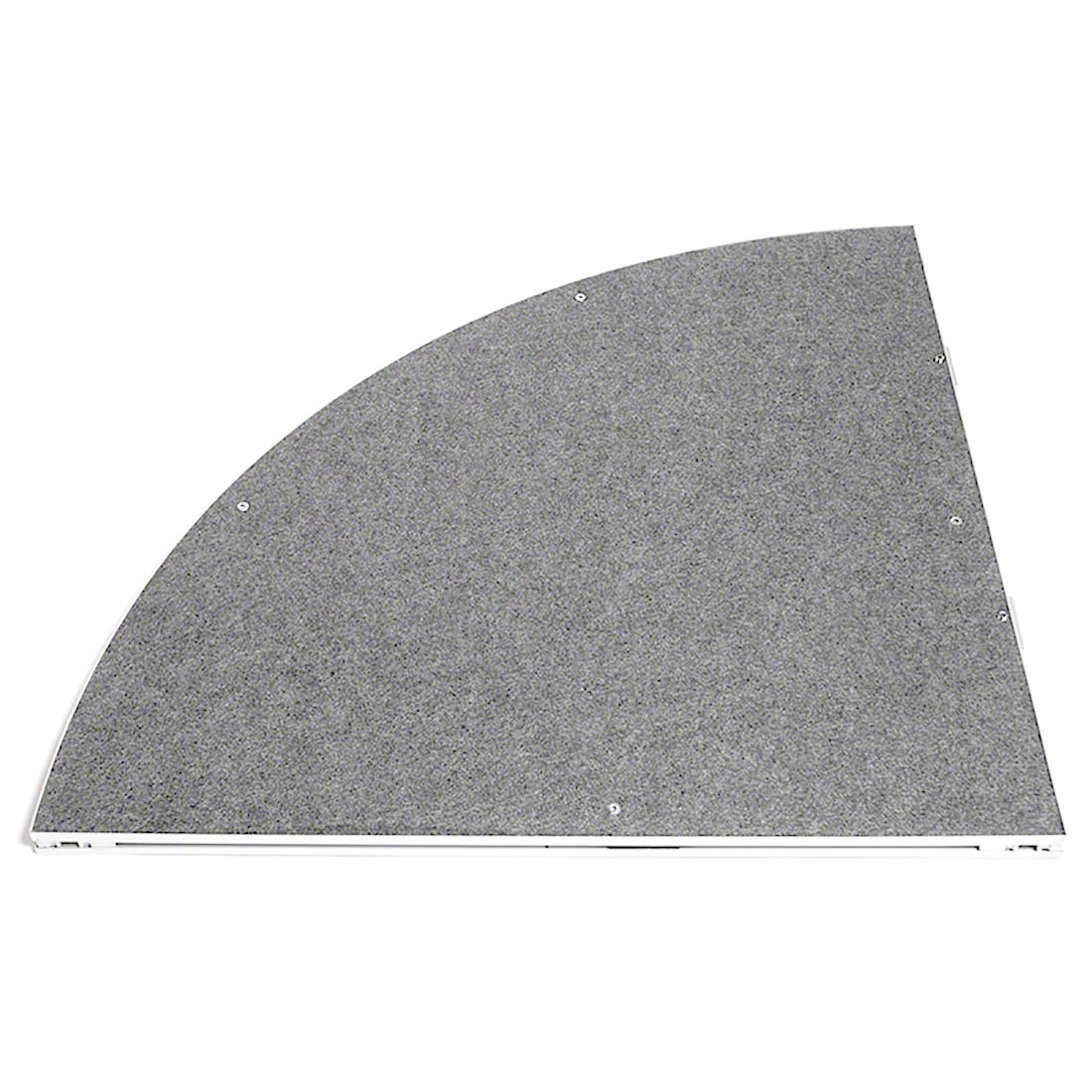 IntelliStage Lightweight 3 Quarter Round Stage Platform - DEMO (Minor Surface Blemishes/Dents) circle platform, rounded platform, stage with rounded corners