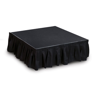 IntelliStage Black Skirt for 24" High Stage System (8x25") 