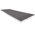 IntelliStage Lightweight 12'x24' Portable Stage System, (3' Units)