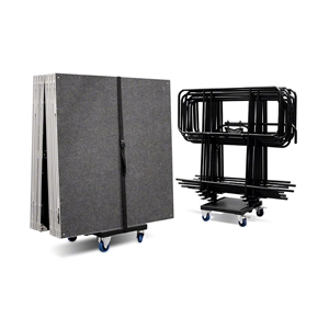 IntelliStage Lightweight Large Multipurpose Stage Trolley stage storage, stage case, road case, storage cart, rolling cart, stage dolly, transport, road cart