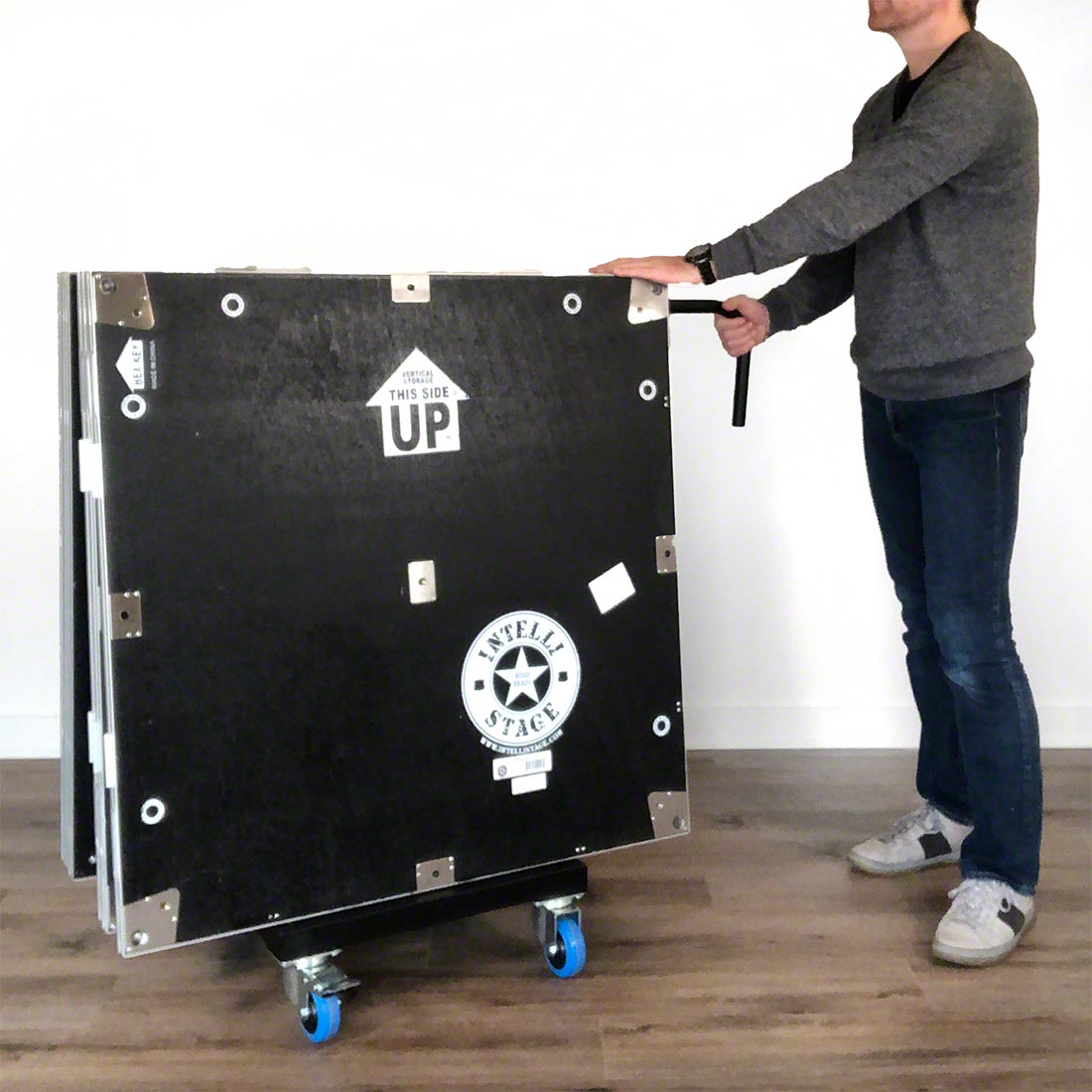 ISTROLLEY Stage, Riser & Guard Rail Trolley | StageDrop