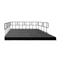 IntelliStage Lightweight 12'x16' Deluxe Stage System with Guard Rails, Steps & Skirts - ISTAGE1216GR