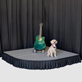 StageDrop 6'x6' Rounded Corner Stage Package