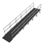 Universal Straight ADA Wheelchair Ramp for 24" High Stages - R24W