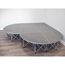 IntelliStage Lightweight 9' Heart-Shaped Portable Stage System, Carpet - IS3HEART