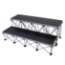 IntelliStage Lightweight 4' Wide Step Kit for 24" High Stages - IS4STEP24