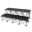 IntelliStage Lightweight 4' Wide Step Kit for 24" High Stages - IS4STEP24