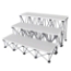 IntelliStage Lightweight 4' Wide Stage Step Riser - ISSTEP4X